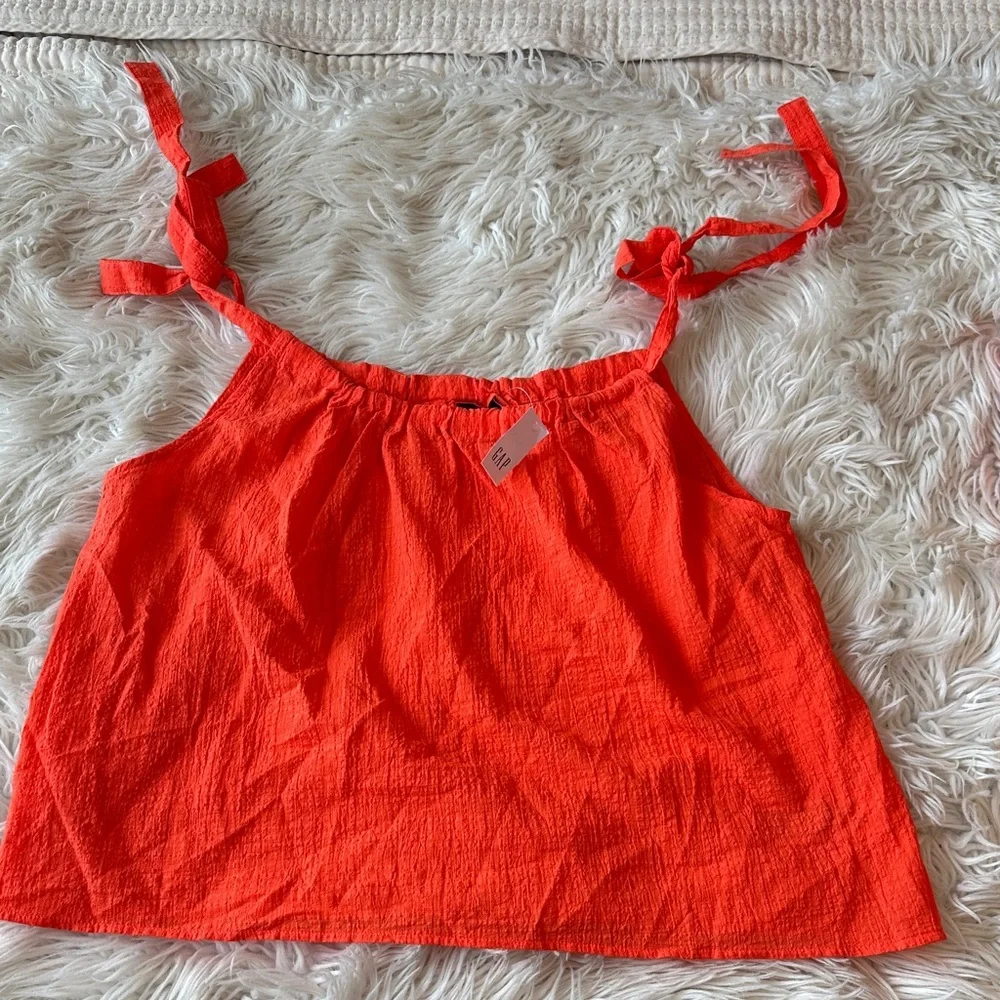 GAP Vibrant Red Midi set NEW WITH TAGS ! TOP Small , Skirt Medium